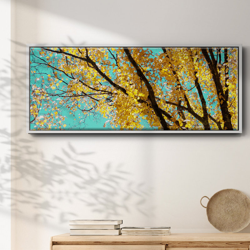 Tapisserie d'automne IV - toile encadrée, H 20 po x l 50 po