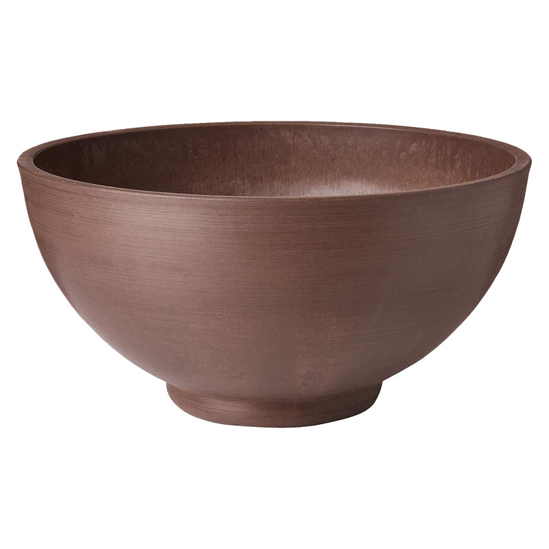 Myrie Pot Planter, 9.5" H x 19.5" W x 19.5" D, Terra Cotta