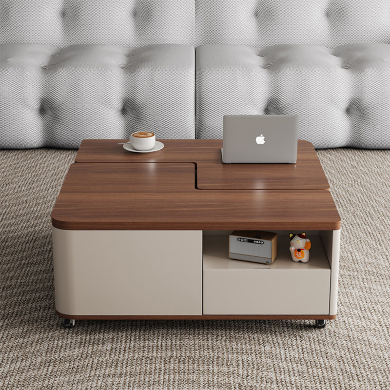 Ancient style mobile multi-functional coffee table
