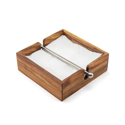 Porte-serviettes en bois d'acacia