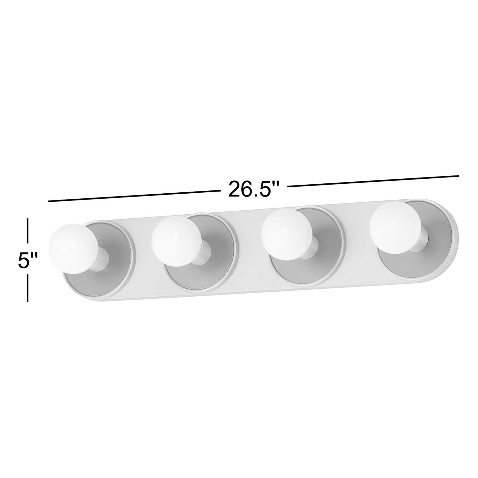 Rocha 4 Light Dimmable Bath Bar, No, Black/Natural Aged Brass
