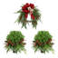 Farmhouse Holiday Wreath and UV Boxwood Drop-In