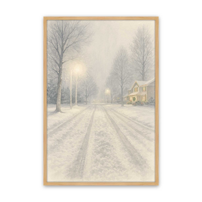«Silent Nightfall», reproduction d'art, 12 po x 16 po, Érable américain