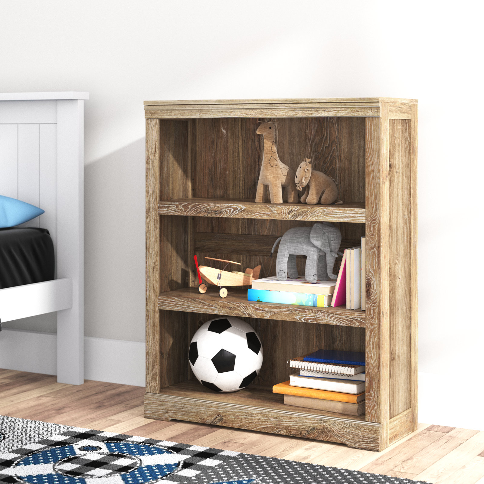 Laurel Foundry Modern Farmhouse® Breccan 39'' H x 31.2'' W Bookcase & Reviews | Wayfair