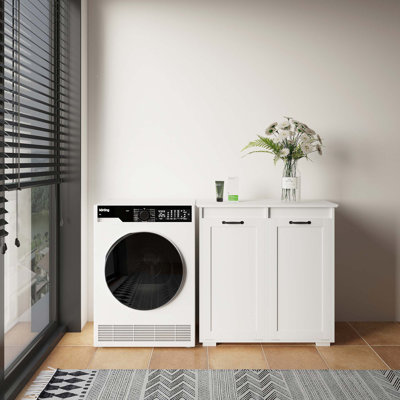 Laundry Cabinet ,With 2 Removable Liner Bags