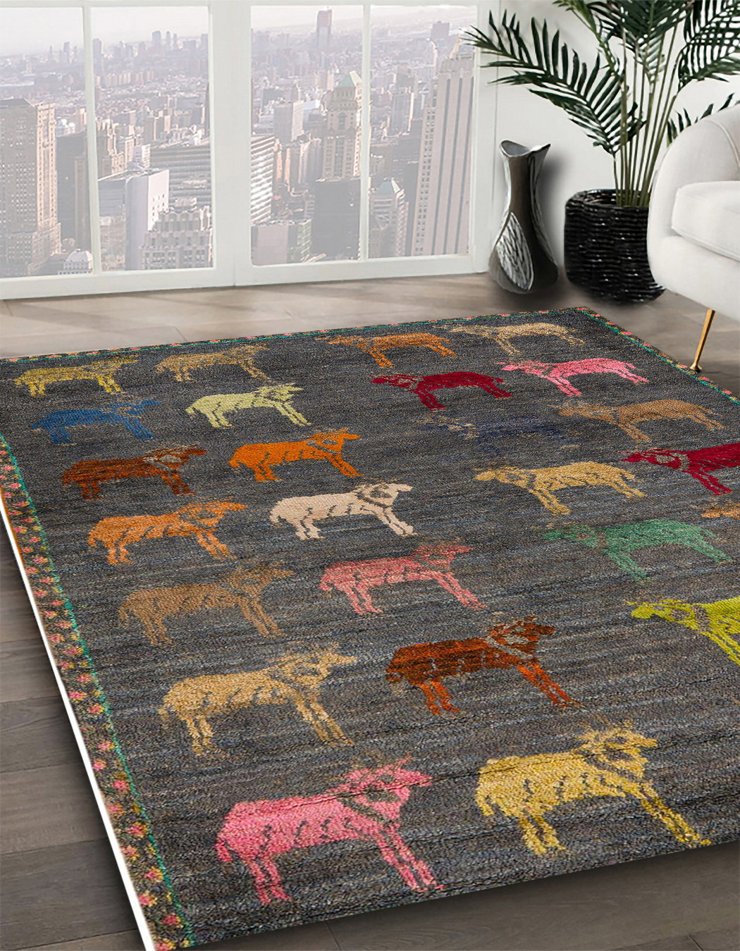 East Urban Home Abstract Multi Area Rug | Wayfair