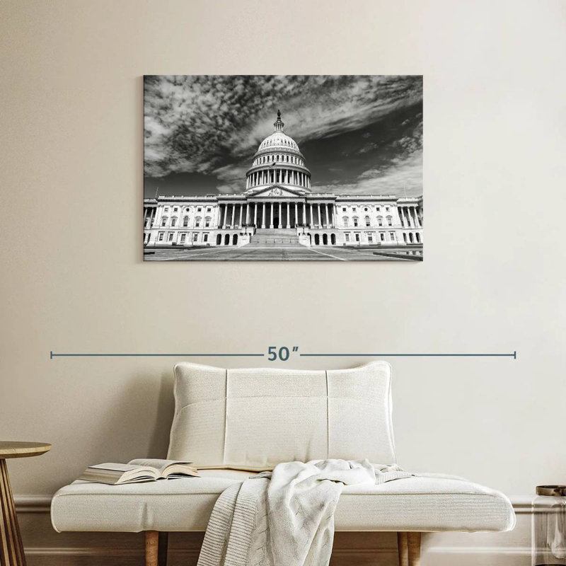 Capitole des États-Unis, H 24 po x l 36 po