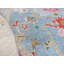 Tapis unique bleu ciel de 10 pi