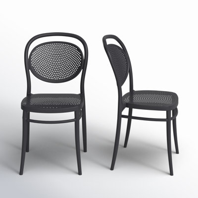 Farrah Stacking Patio Dining Side Chair