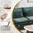 {New Arrived} 99.50 Inch 3-Seater Chenille Modular Sofa Set with Movable Ottoman,Free Combination-89612769