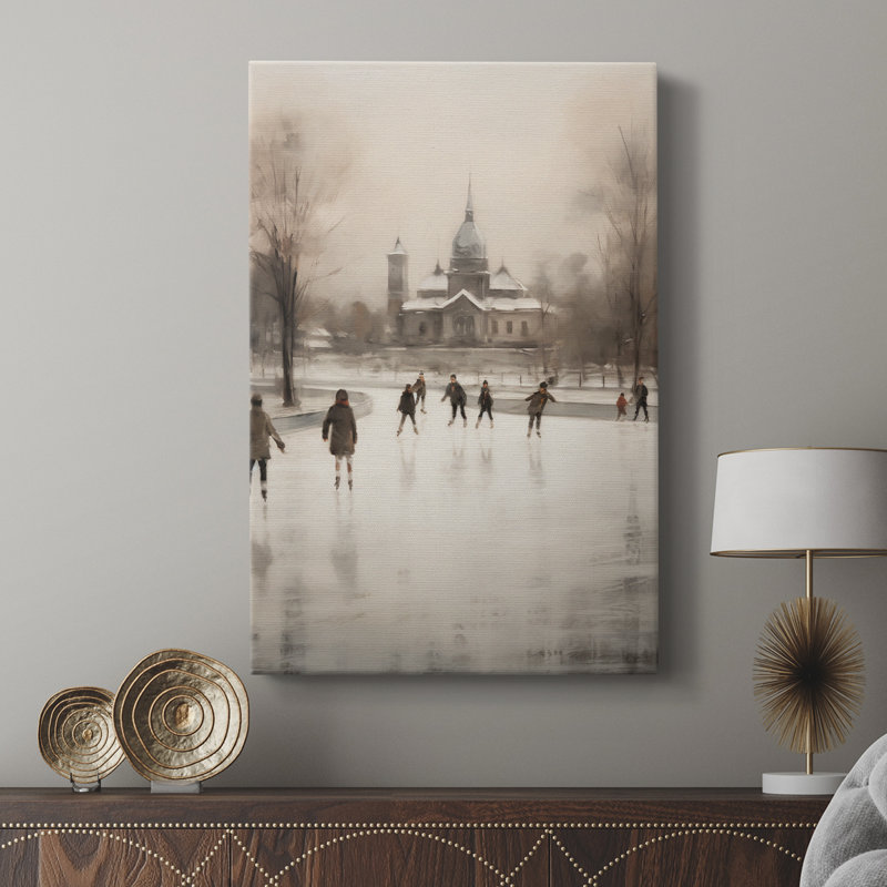 Vintage Landscape XXIII -Custom Wrapped Gallery Cavas, 18" H x 12" W