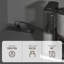 Garde-manger de 67,7 po de hauteur avec station de charge, garde-manger autoportant avec tablette pivotante à 360 ° et 2 supports coulissants