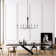 8 - Light Dimmable Modern Linear Chandelier