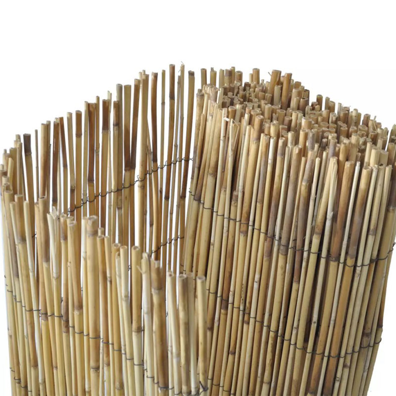 78.7cm H x 196.8cm W Brown Bamboo Yard/Privacy Fence