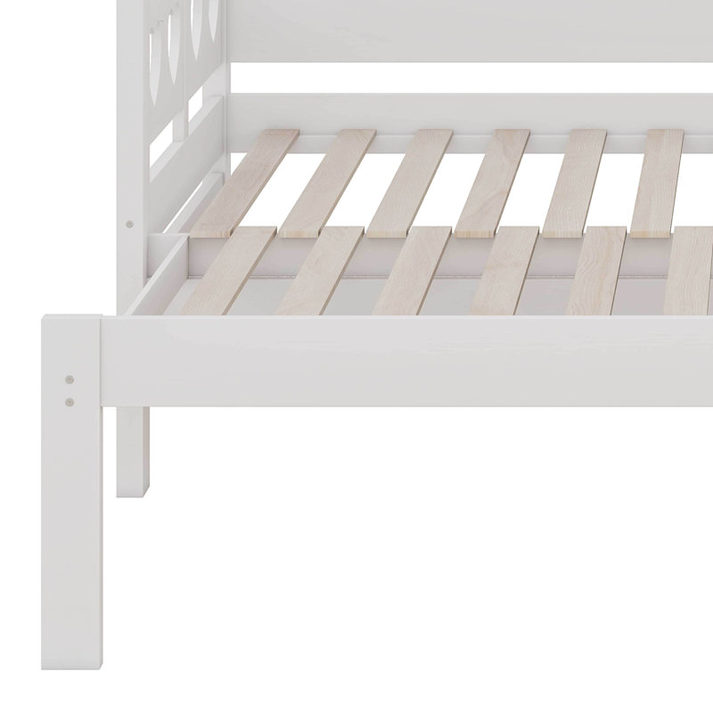 Twin Extending Bed Frame With A Pull Out Trundle, Sofa Bed With Wood Slat Support