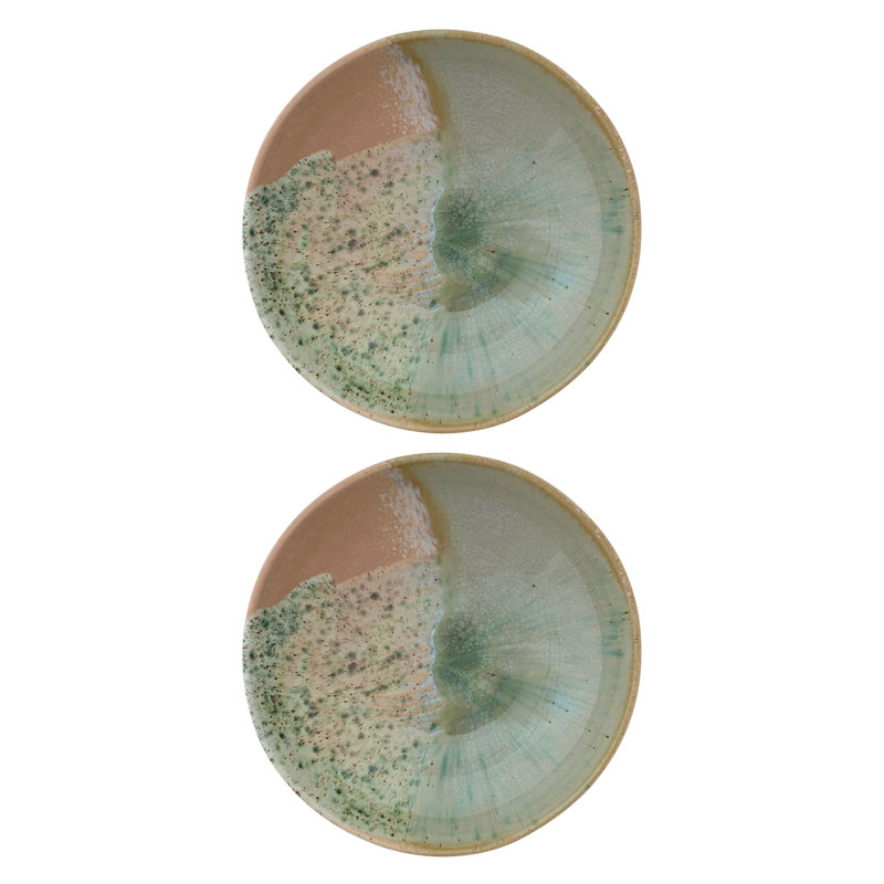 Stoneware Bowls In Reactive Glaze