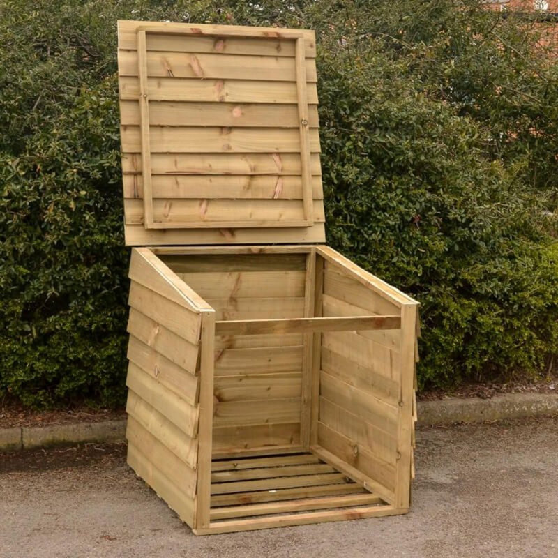 600cm W x 580.64cm D Wood Log Store