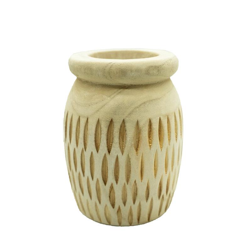 Gudelia Wood Table Vase