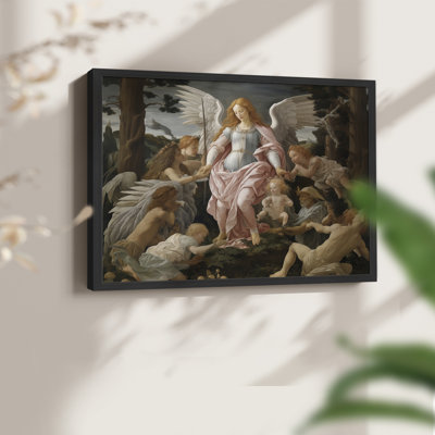 Angels From Above-LXXXII -Framed Print - Restickable