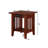 Jarrah Solid Wood End Table and Built-In Outlets-516725774-413790814