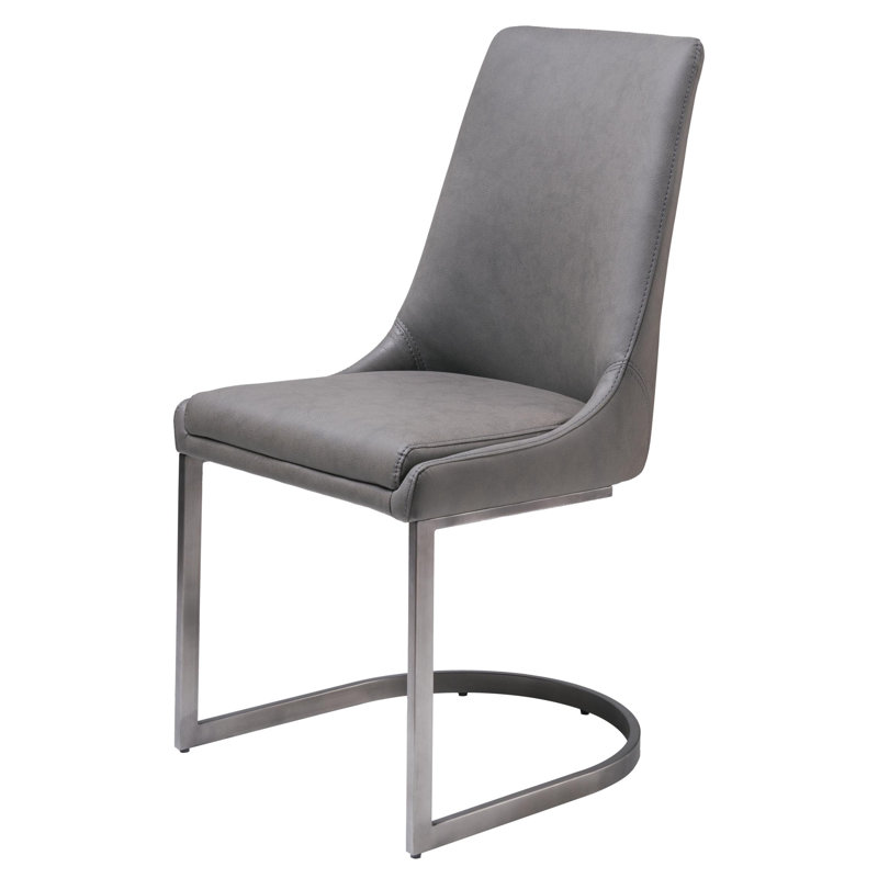 Oshaughnessy Faux Leather Upholstered Side Chair