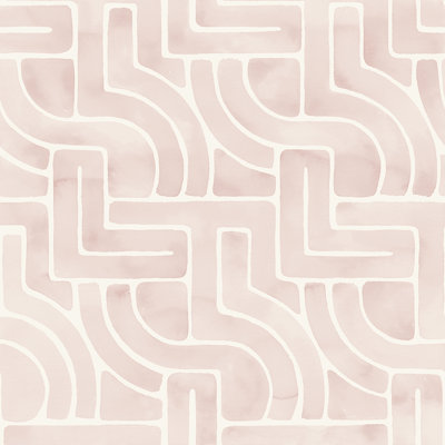 Modern Peel & Stick Geometric Wallpaper