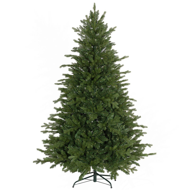 Arbre de Noël articulé artificiel 6 pi avec 1821 pointes et support en métal pliable
