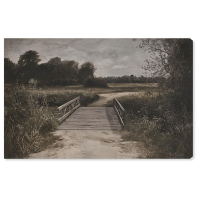 «Bridge to Beyond Canvas Classic Landscape» par Art Remedy