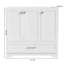 Meuble-lavabo rustique 36 po sans comptoir