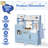 Wooden Kitchen Playset For Kids, Toddler Pretend With Coffee Maker, Oven, Stove, Sink, Apron, Ice Maker, Cookware Play Kitchen 