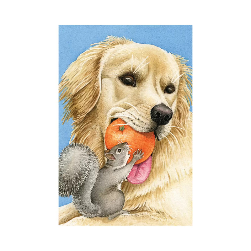 Let Me Retreive My Orange by Tracy Lizotte - Wrapped Canvas Gallery-Wrapped Canvas Giclée, 66.04 cm H x 45.72 cm W
