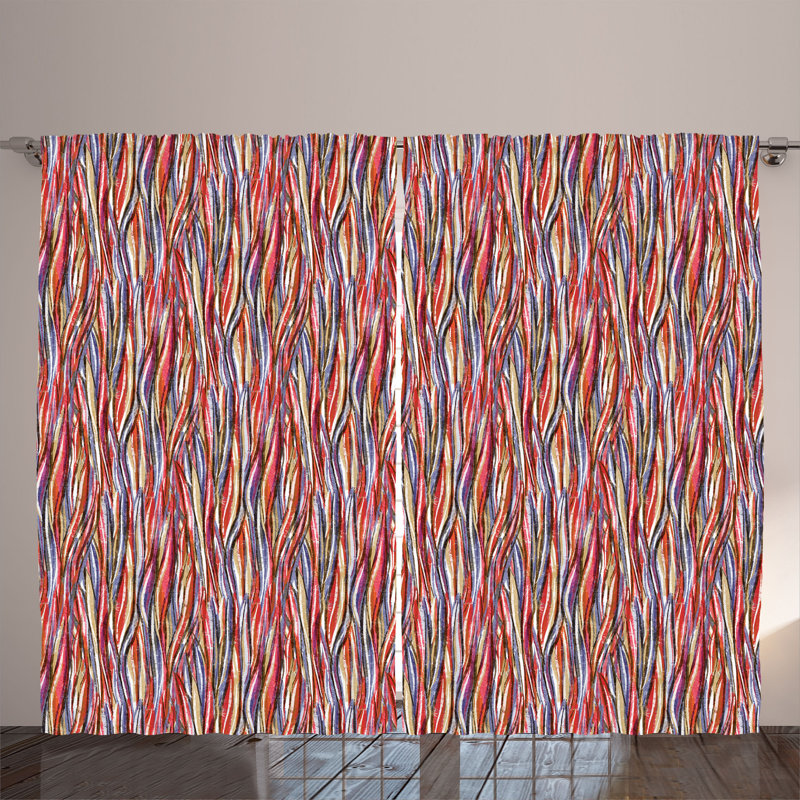 Semi Sheer Curtain Pair