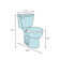D-Code 1.28 GPF Elongated One-Piece Toilet (Seat Not Included)