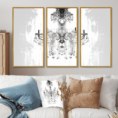 Epineux - Ensemble d'impressions murales lustre Glam