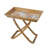 20.7x13.2x18.5" Wooden Folded Side Table