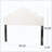 Upholstered Headboard With Durable Metal Legs Adjustable Height And Nailhead Trim For Bedroom-865013779