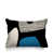 Turquoise / noir / blanc cassé