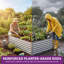 Lit de jardin surélevé en métal pour l'extérieur-1593432087