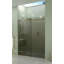 Equinox 56 - 60 in. x 78 in. Fully Frameless Gray Tinted Sliding Shower Door-430801450