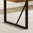 Rustic Industrial Rectangular Wood Dining Table For 4-6 Person, Thick Engineered Wood color Tabletop and Black Metal Legs,Desk For Kitchen Dining Living Room