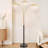 Beckum 84" 3-Lights Novelty Arched Glam Crystal Tree Floor Lamp-1658470583-1649356433