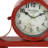 Analog Metal Quartz Movement / Crystal Tabletop Clock in Black
