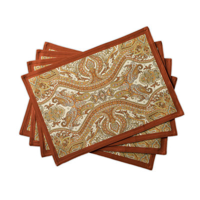 Récapitulatif de coton 19 po Kashmir Paisley