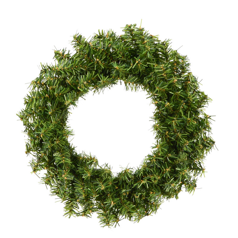 Artificial Mini Pine Wreath, 6, 10" H x 10" W x 2" D