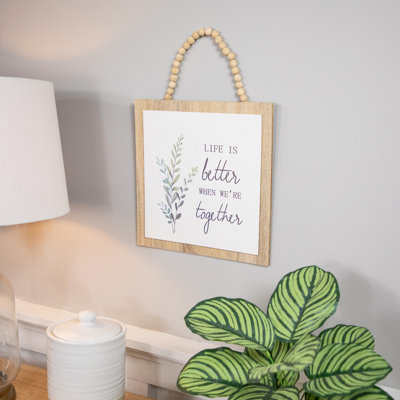 Wall Decor on Wood