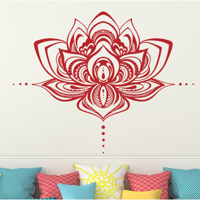 Décalcomanie murale fleur lotus Natazhat