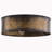 Luyster 3-Light Dimmable Metal Drum Flush Mount