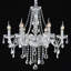 Amiaha 6 - Light Glass Dimmable Classic/Traditional Chandelier