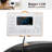 3D Extended SL Track Faux Leather Reclining Heated Massage Chair with Upturning Function