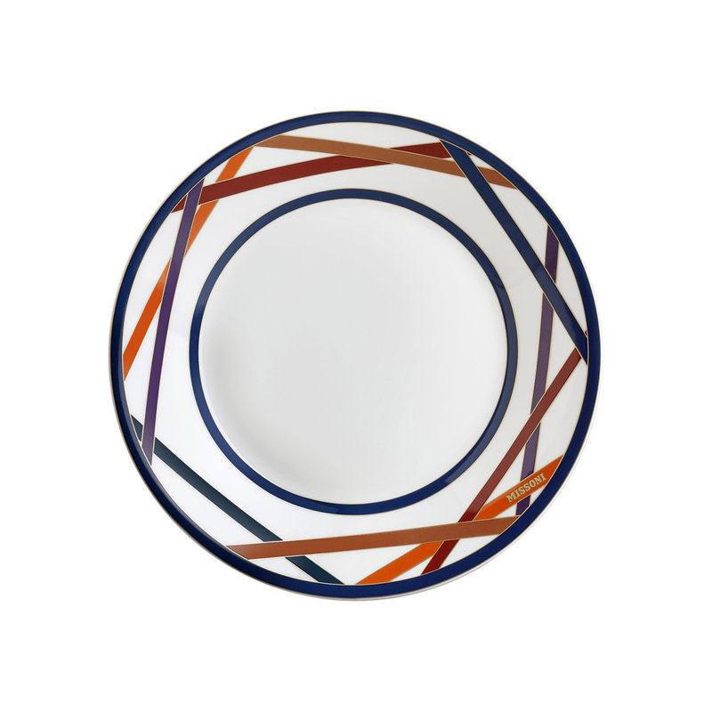 Missoni Soup Plates NASTRI Set of 2 diam. 8.5 in